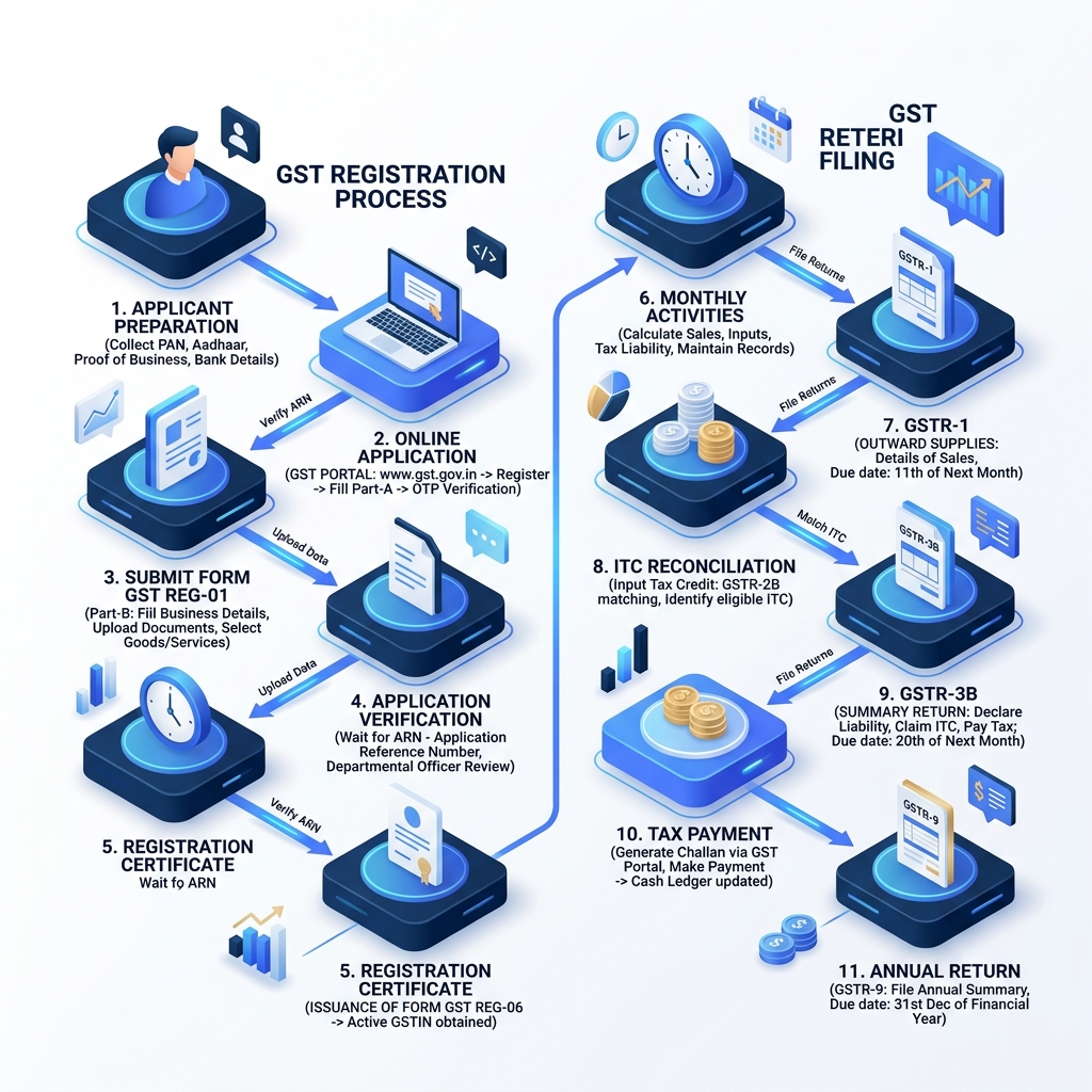 GST Services Process Flow