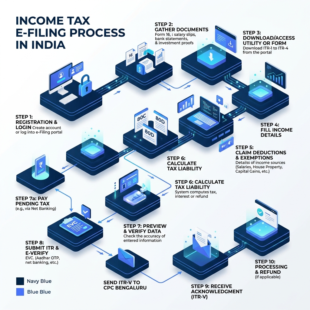 Income Tax Process Flow